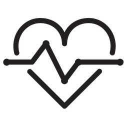 256x256 Medical, Graph, Medicine, Heart, Disease Icon