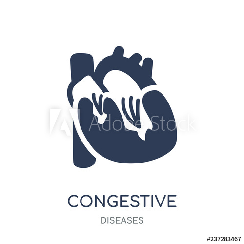 500x500 Congestive Heart Disease Icon Congestive Heart Disease Filled
