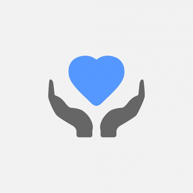 640x640 Heart Flat Icon Vector Isolated On White Background, Heart, Icon