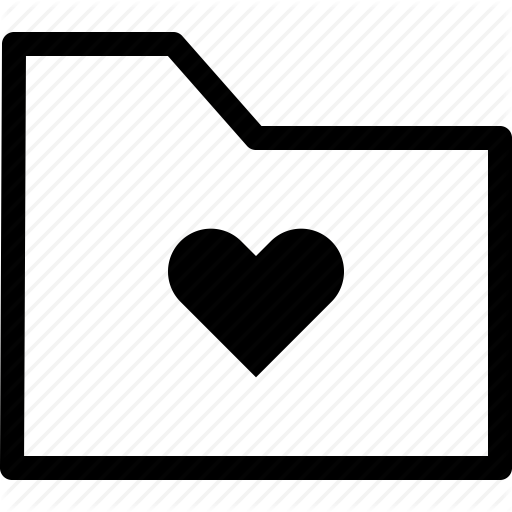 512x512 Archive, File, Folder, Heart, Love Icon