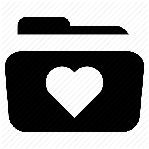 512x512 Beloved, Fav Doc, Favicon, Favourite, Heart, Preferred Folder Icon
