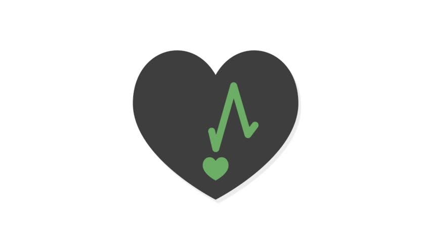 852x480 Medical And Health Icons Animation With White Background Heart