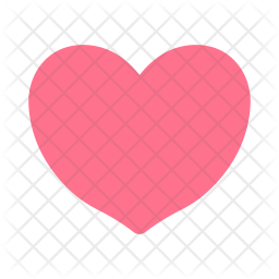 256x256 Heart Icon Of Flat Style