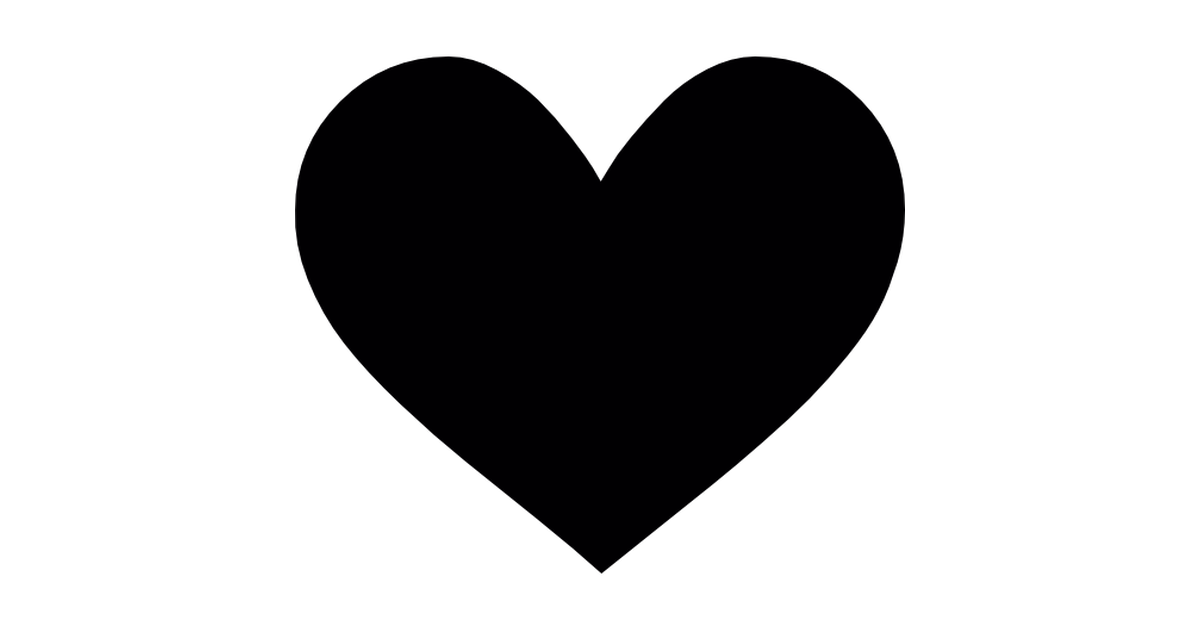 1200x630 Black Heart Icon Png Pictures