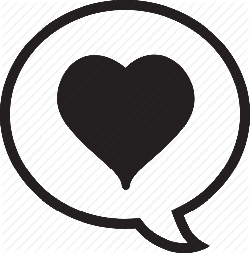 506x512 Comment, Fill, Heart Icon