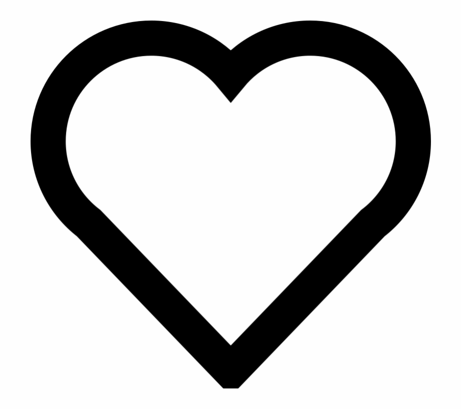 920x816 Hear Outline Clipart