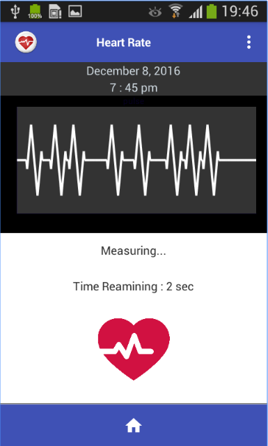 385x639 Android Heart Rate Monitoring App