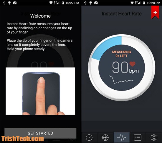 550x488 Calculate Heart Rate Using Android Smartphone