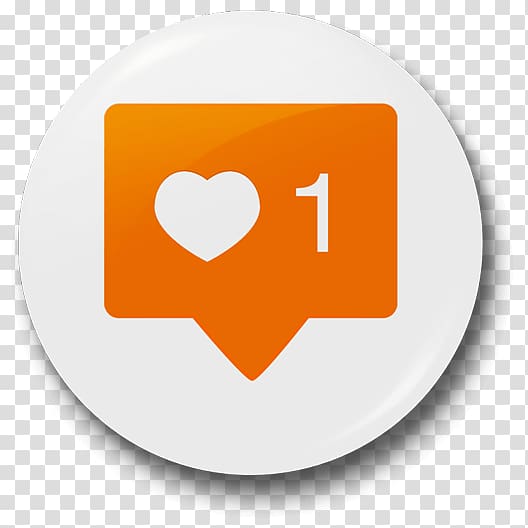 528x528 Heart And Icon Instagram Social Media Like Button Badge