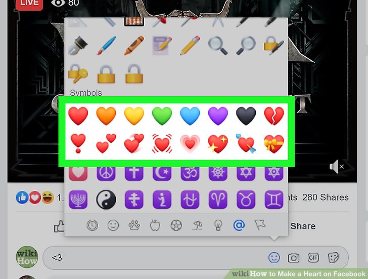 728x551 Ways To Make A Heart On Facebook