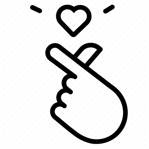 512x512 Finger, Hand, Heart, Love, Mini, Romantic, Valentine Icon