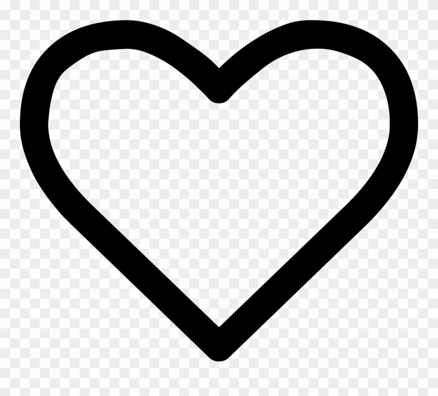 880x796 Heart Empty Font Awesome