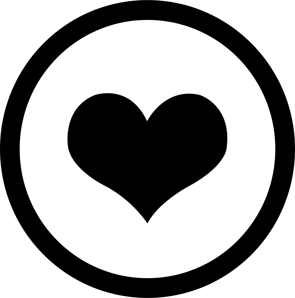 980x988 Circle Heart Png Icon Free Download