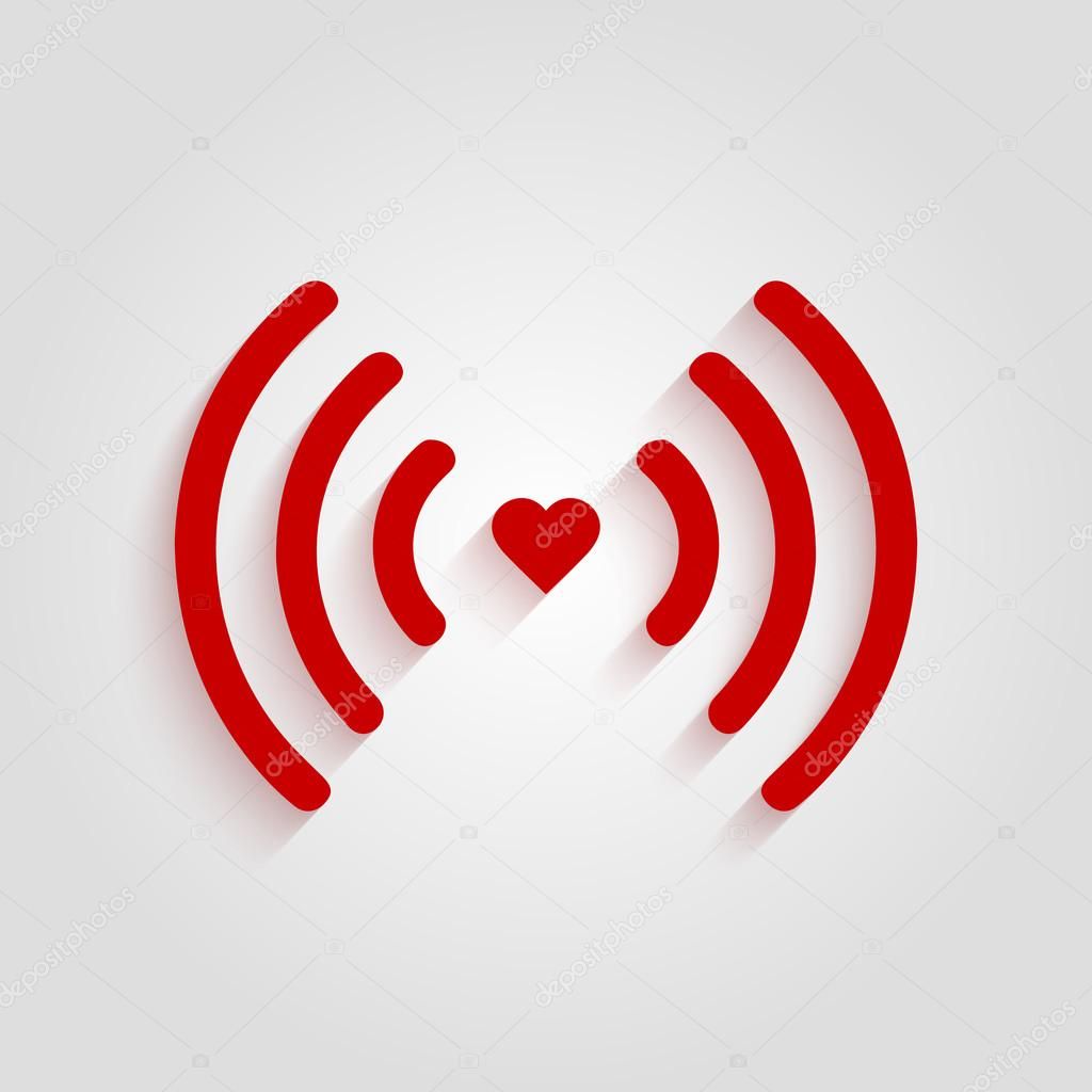 1024x1024 Wifiheart Wifi Icon, Heart Shapes, Logos