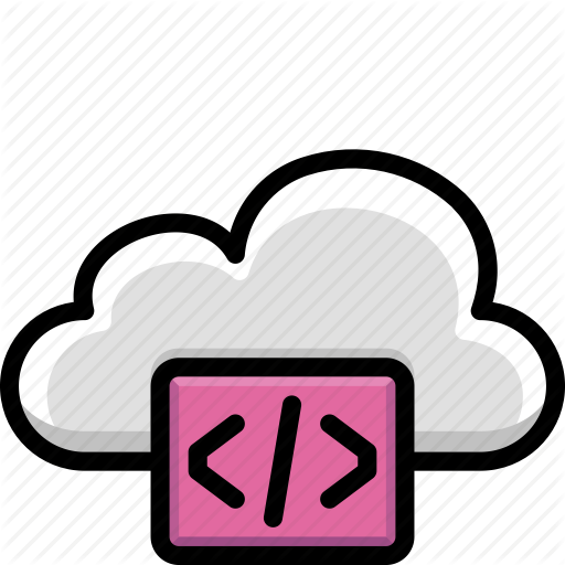 512x512 Cloud, Code, Colour, Functions, Html Icon