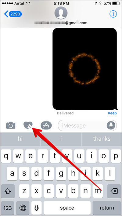 400x711 How To Use Digital Touch In Imessages App In Ios On Your Iphone