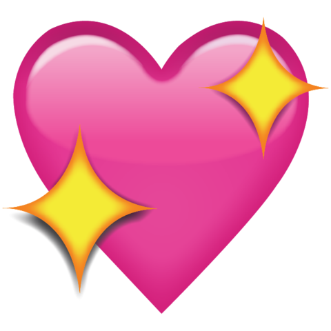 480x480 Sparkling Pink Heart Emoji Emoji In Pink Heart Emoji