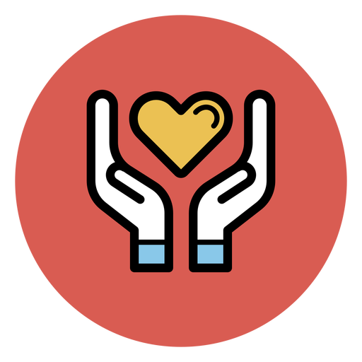 512x512 Hands Holding Heart Icon