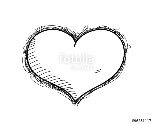 Heart Doodle, A Hand Drawn Vector Doodle Illustration Of A Heart 500x404 Heart Doodle, A Hand Drawn Vector Doodle Illustration Of A Heart