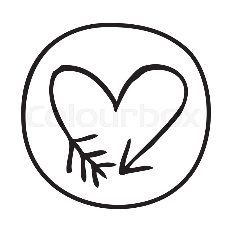 Doodle Arrow Heart Icon Infographic Stock Vector Colourbox 800x800 Doodle Arrow Heart Icon Infographic Stock Vector Colourbox