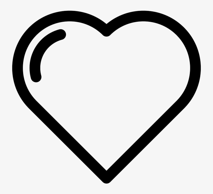 820x749 Heart Icon Transparent