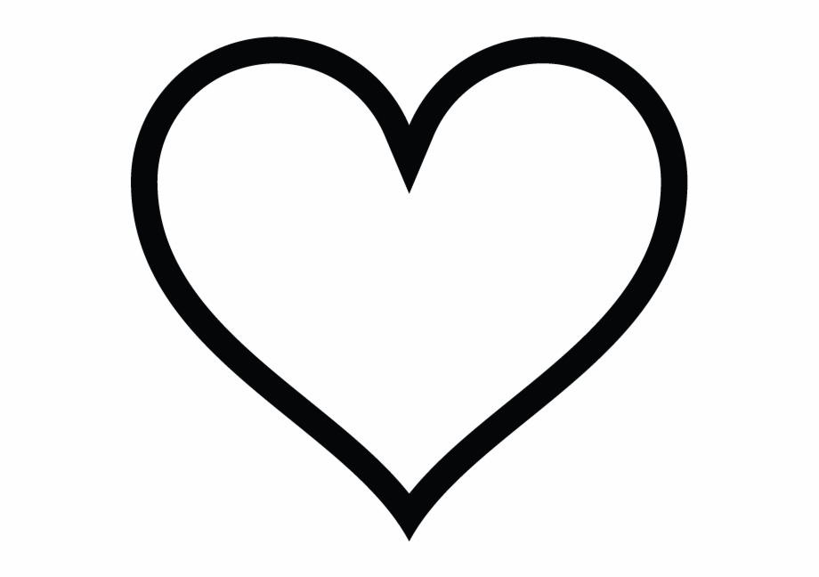 920x648 Heart Png Outline