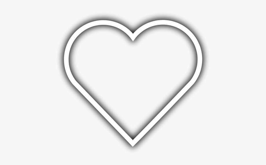 920x571 White Heart Clipart