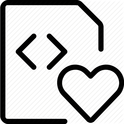 512x512 Heart Text Code Red Heart Emoji