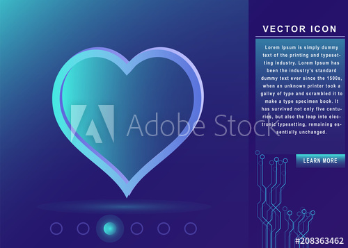 500x357 Outline Heart Icon