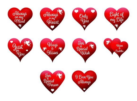 580x427 Valentine Heart Icons With Text Human Icons Human Icons