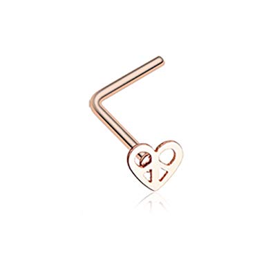 395x395 Covet Jewelry Rose Gold Dainty Pretzel Heart Icon L Shaped Nose