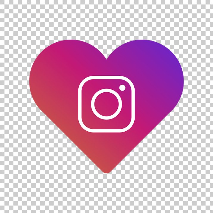 715x715 Instagram Heart Png Icons Free Download