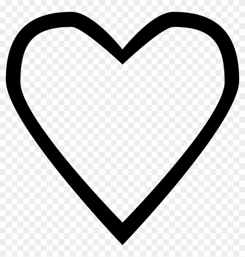 840x881 Heart Like Outlined Symbol Comments