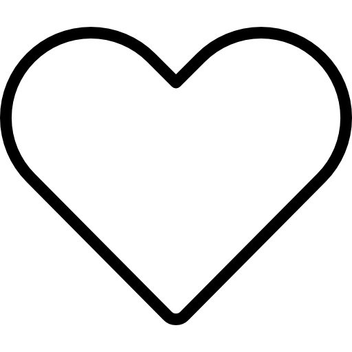 512x512 Like Heart Outline Icons Free Download