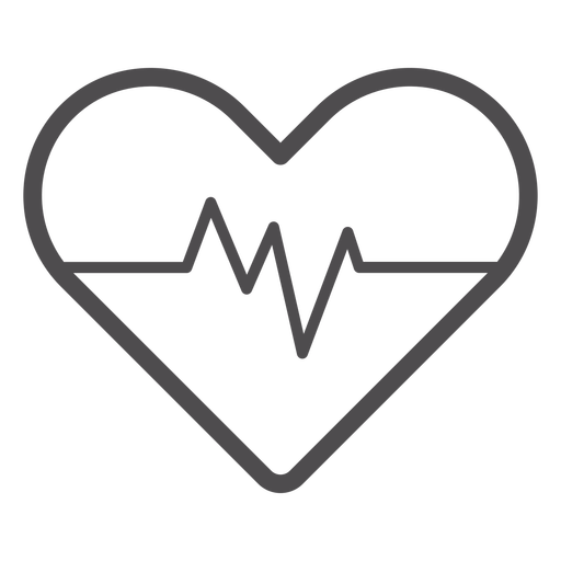 512x512 Heart Rate Stroke Icon