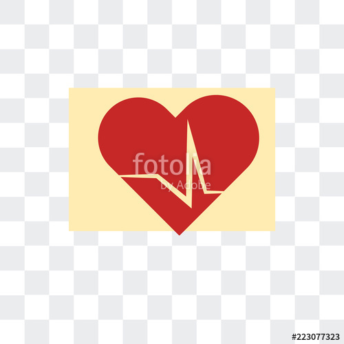 500x500 Heart Rate Icon Isolated On Transparent Background Modern
