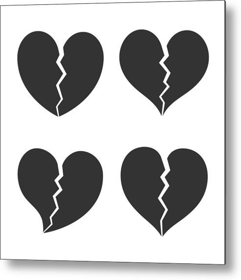 493x572 Broken Heart Shape Icon Sign Symbol Silhouette Love Healthy