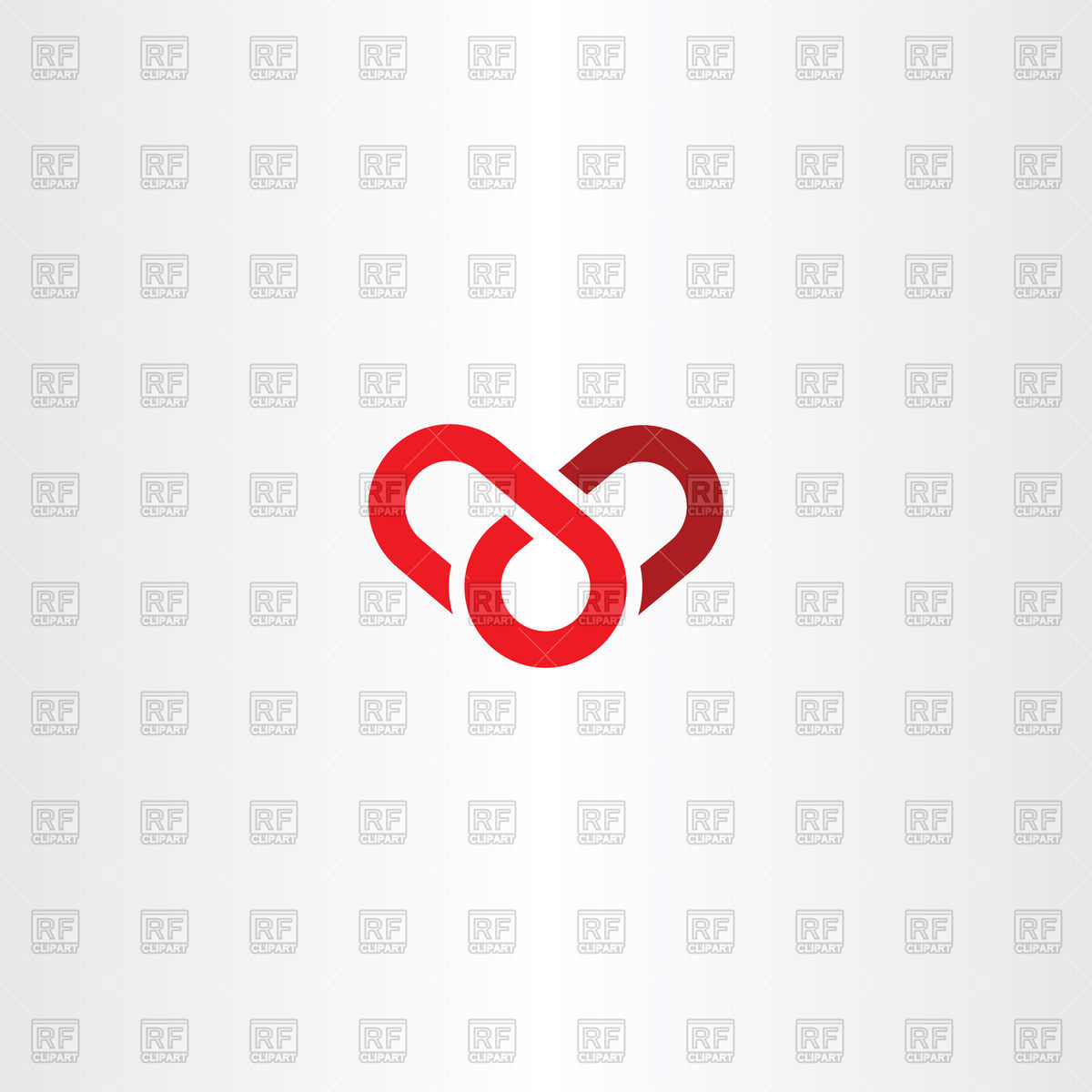1200x1200 Knot Heart Shape Icon Vector Image Of Icons And Emblems