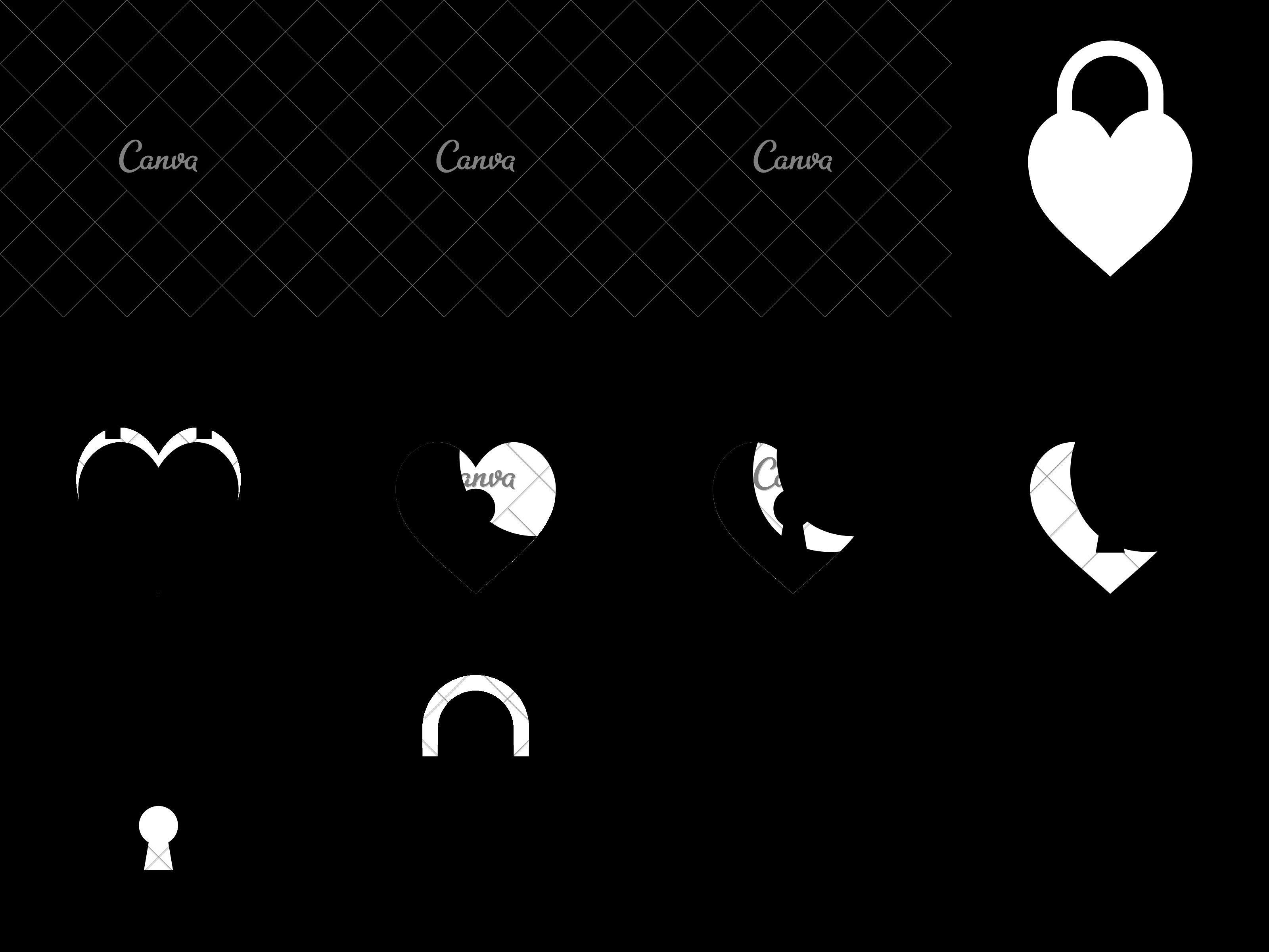 3200x2400 Padlock In Heart Shape Icon