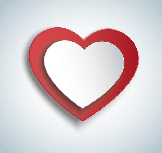 519x490 Heart In Heart Shape Icon Valentine`s Day Background