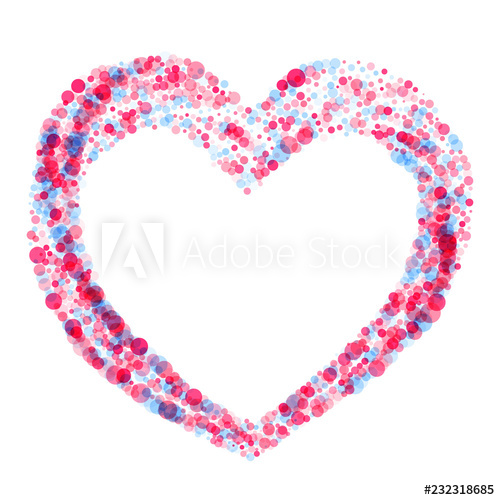500x500 Detailed Decorated Heart Shape Icon Vector Illustration