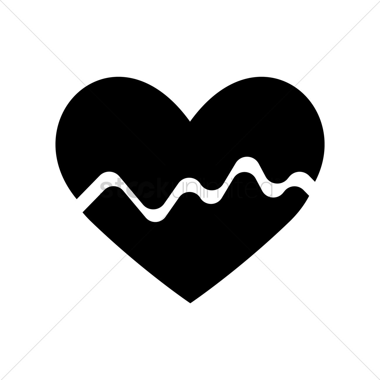 1300x1300 Heartbeat Icon Vector Image