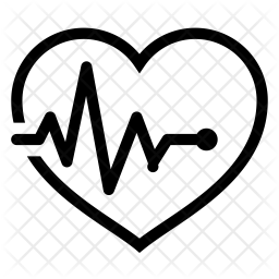 256x256 Heartbeat Icon Of Line Style