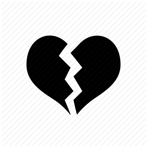 512x512 Broken Heart, Heart, Heartbreak, Love Icon
