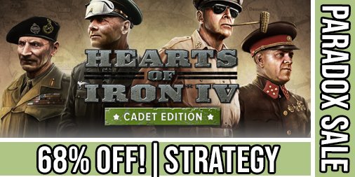 506x253 On Twitter Save On Hearts Of Iron Iv Cadet
