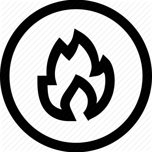 512x512 Blaze, Bonfire, Combustion, Fire, Heat Icon