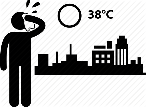 512x373 Global Warming, Heat, Hot, Rising, Temperature, Wave, Weather Icon