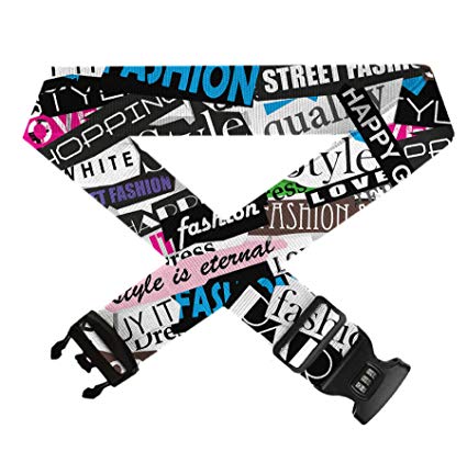 425x422 Glory Art Suitcase Belt Straps, Fashion Magazine Icon