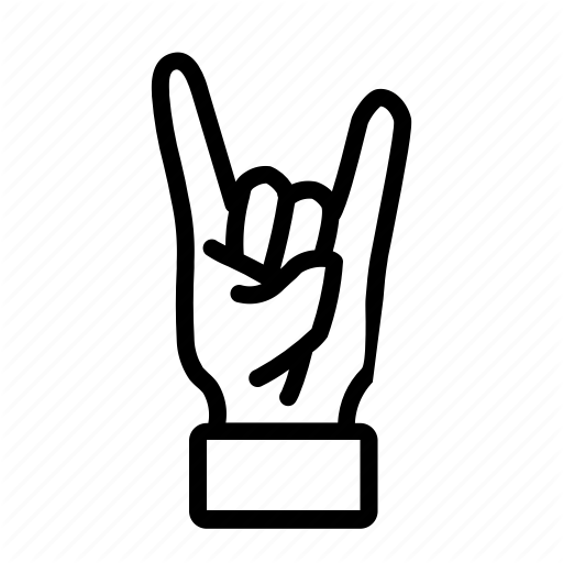 512x512 Devil Horns, Finger, Hand, Heavy Metal Icon