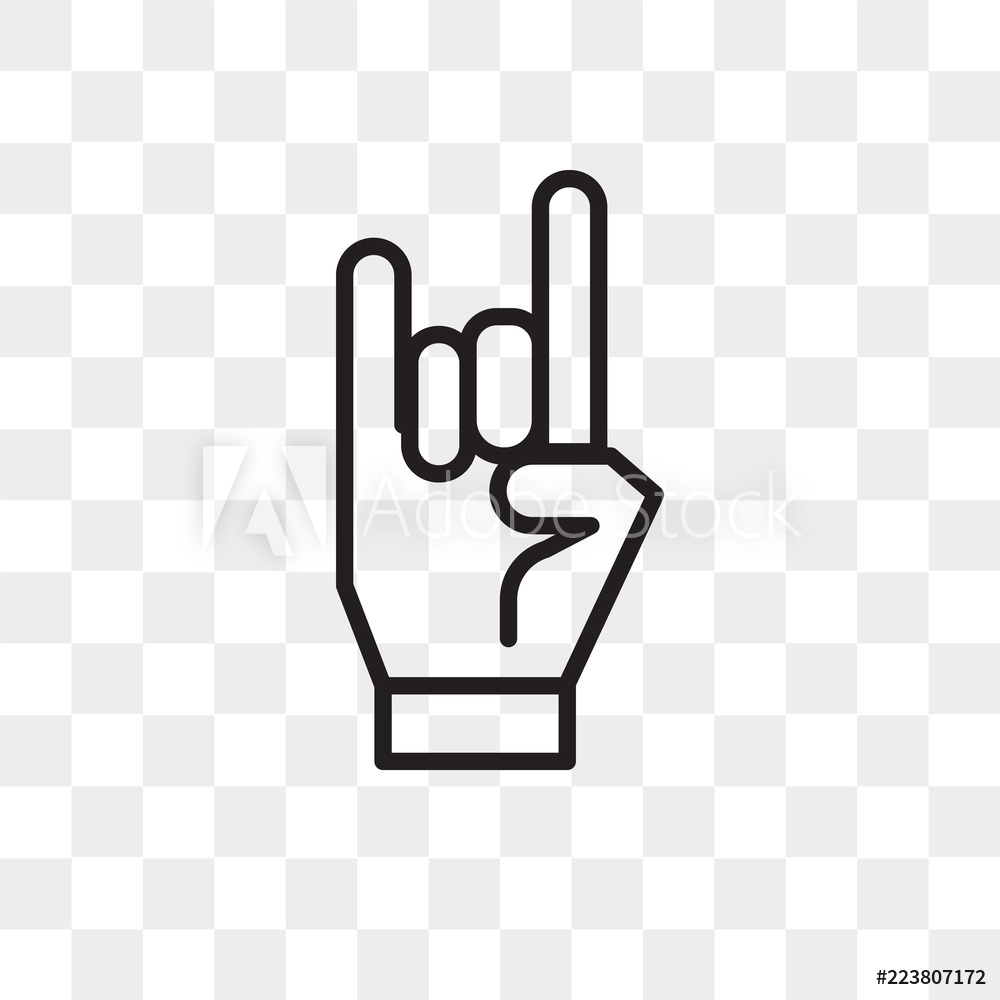 1000x1000 Fotografie, Obraz Heavy Metal Vector Icon Isolated On Transparent